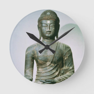Seated Sakyamuni Buddha from Ch'ungung-ni (iron) Round Clock