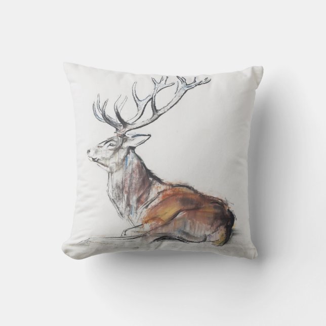 Seated Stag 2006 Cushion (Front)