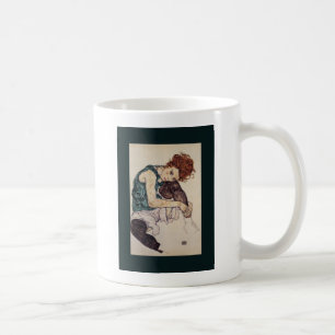 Seated Woman  Egon Schiele Austrian Painter 1917 Coffee Mug