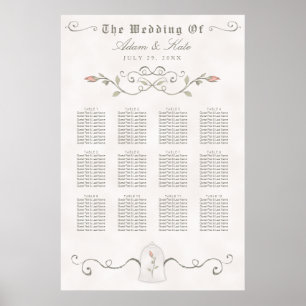 SEATING CHART 81-120   Elegant Beauty Wedding