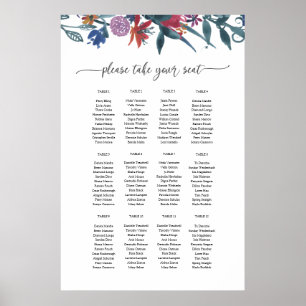 Seating Plan chart template