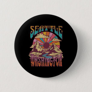 Seattle 1 6 cm round badge
