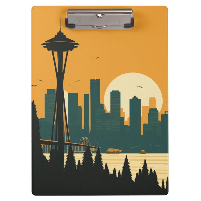 SEATTLE #1 CLIPBOARD (Front)