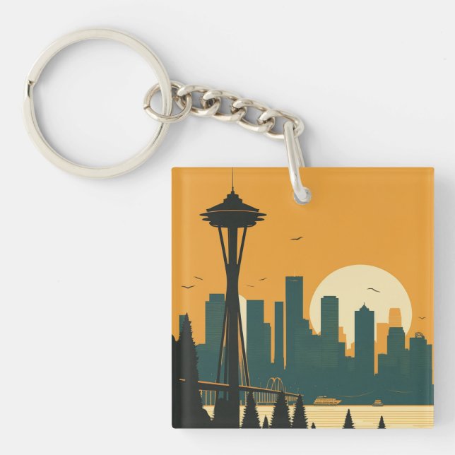 SEATTLE #1 KEY RING (Front)