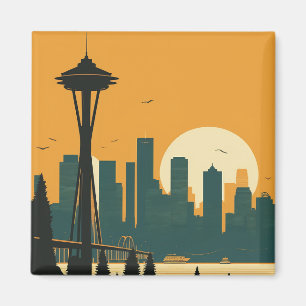 SEATTLE #1 MAGNET
