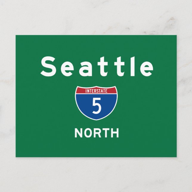 Seattle 5 postcard (Front)