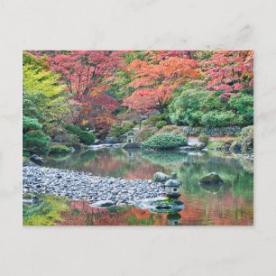 Seattle, Arboretum Japanese Garden Postcard