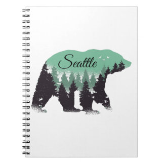 Seattle Bear Forest Notebook