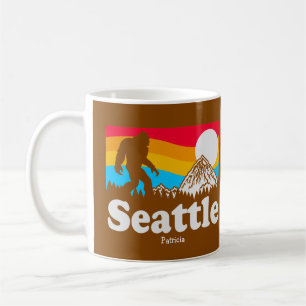 Seattle Big Foot/Sasquatch Personalised Coffee Mug
