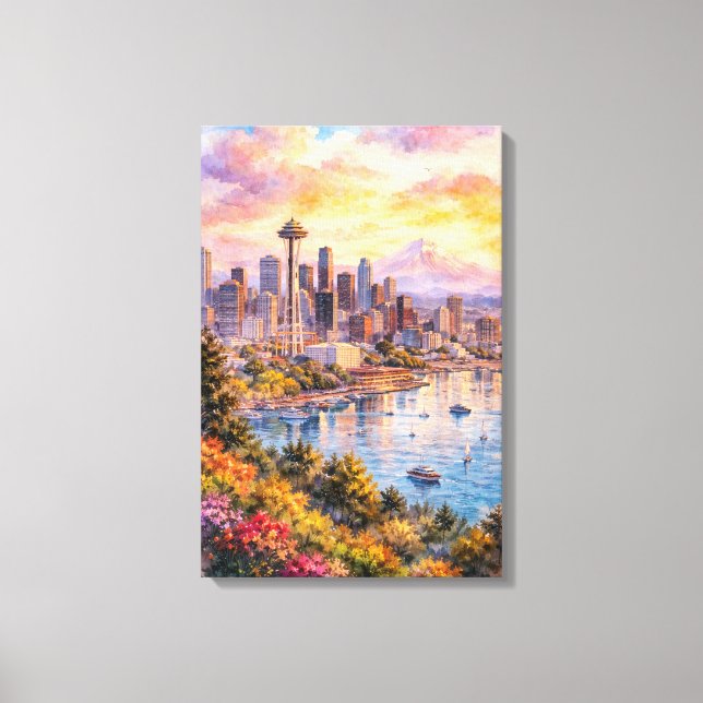 Seattle  canvas print (Front)