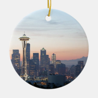 Seattle Ceramic Tree Decoration