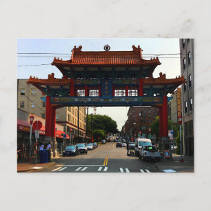 Seattle Chinatown Gate #1 Postcard
