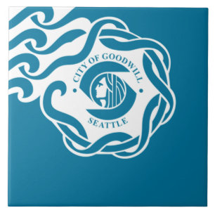 Seattle city flag tile