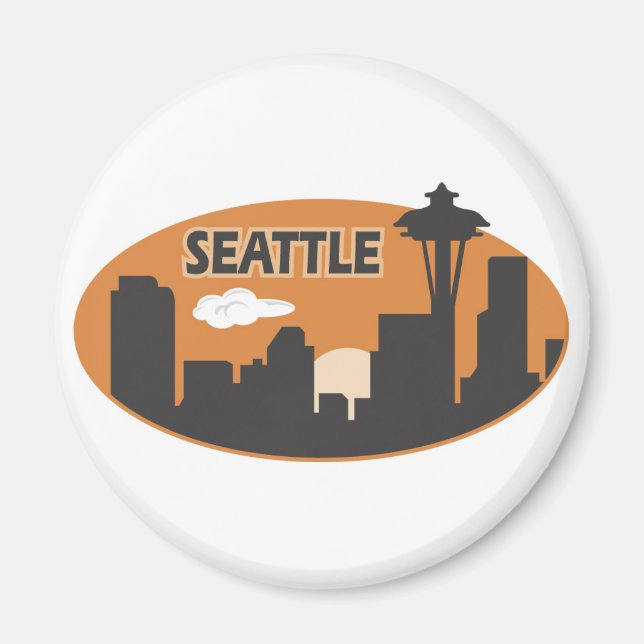 Seattle City Magnet (Front)