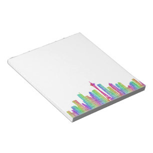 Seattle city skyline notepad