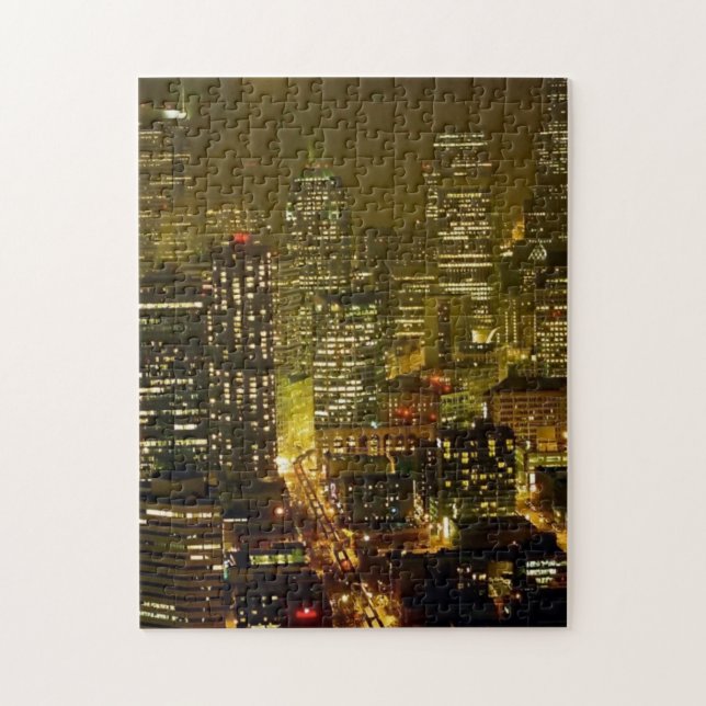 Seattle city view jigsaw puzzle (Vertical)