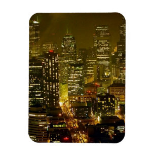 Seattle city view magnet