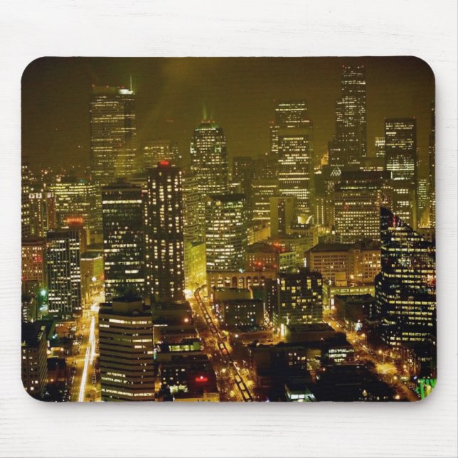 Seattle city view mouse mat (Front)