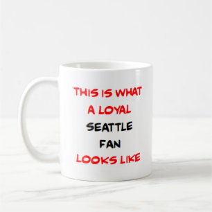 seattle fan, loyal coffee mug