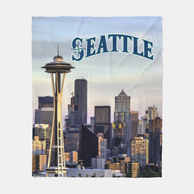 Seattle Fleece Blanket (Front)