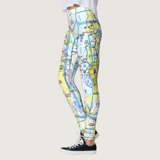 Seattle Flyway Chart leggings