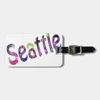 Seattle Fourth of July Luggage Tag