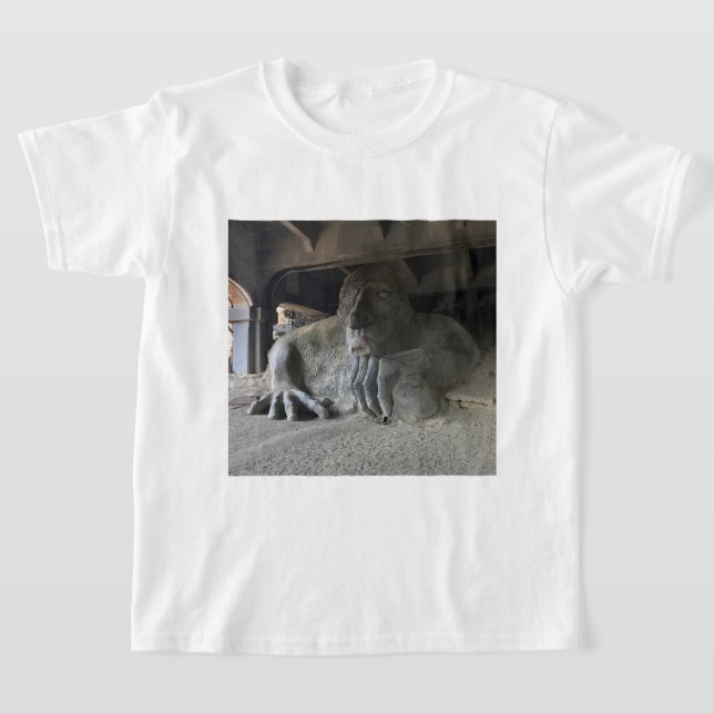Seattle Fremont Troll #1 T-shirt (Laydown)