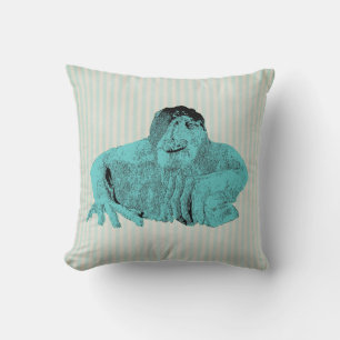 Seattle Fremont Troll 2 sided print Pillow