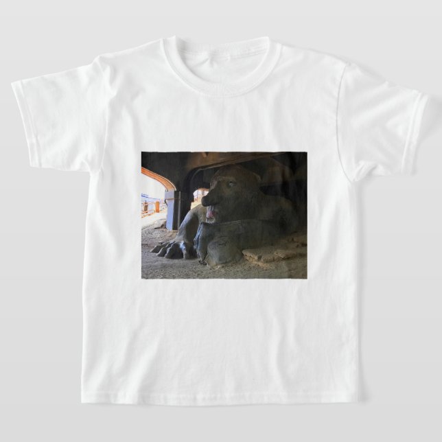 Seattle Fremont Troll #2 T-shirt (Laydown)