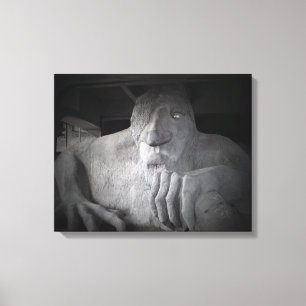 Seattle Fremont Troll Canvas (various sizes) Print