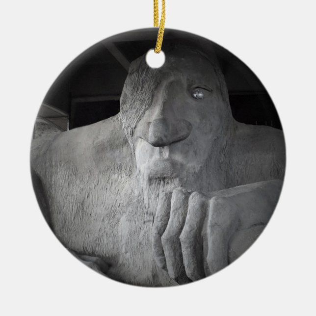 Seattle Fremont Troll Ornament (Front)
