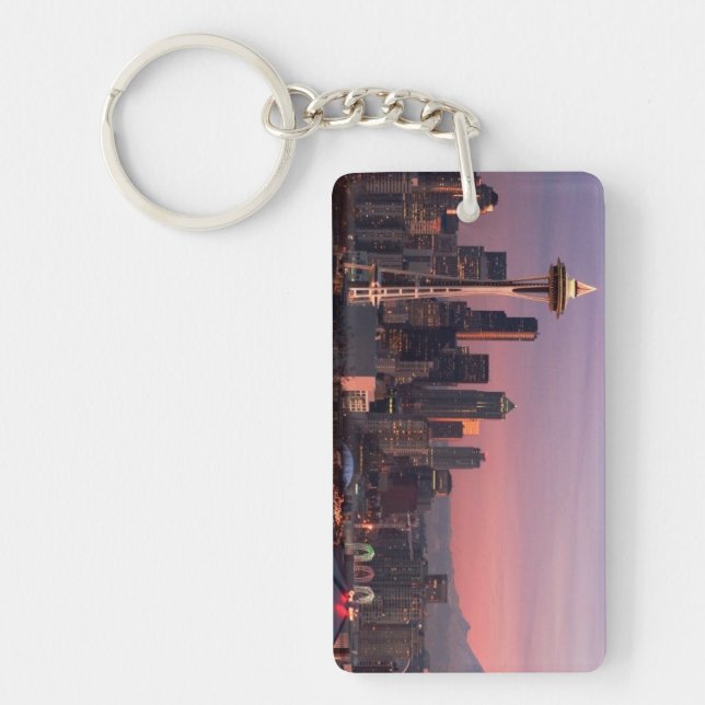 Seattle from Kerry Park. Key Ring (Front)