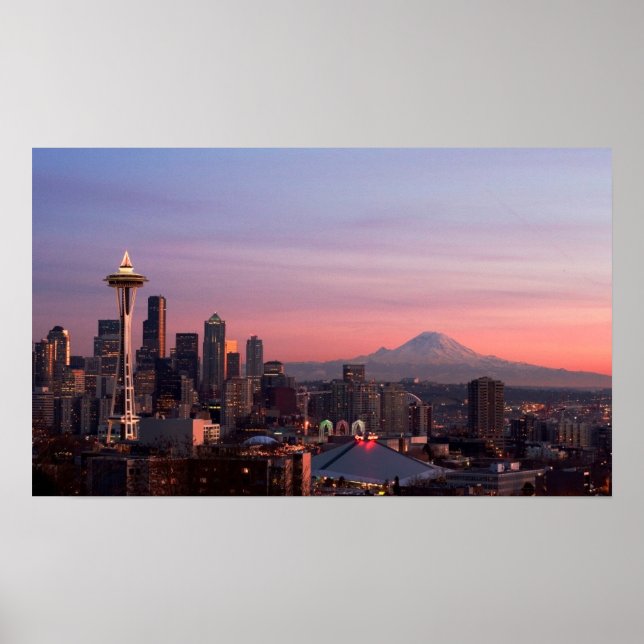 Seattle from Kerry Park. Poster (Front)