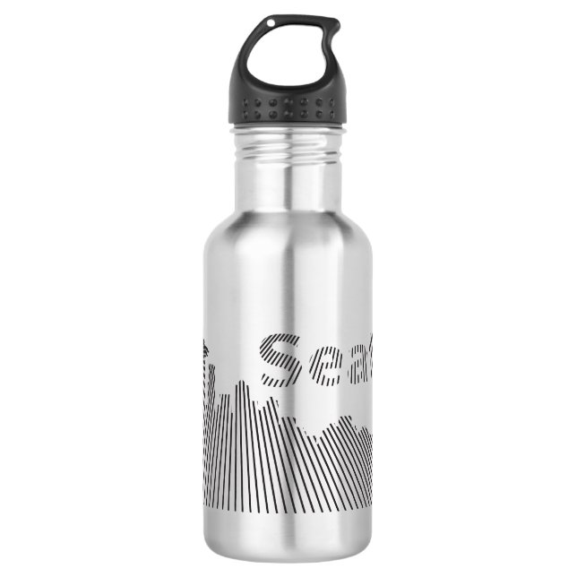 Seattle Graphic 710 Ml Water Bottle (Front)