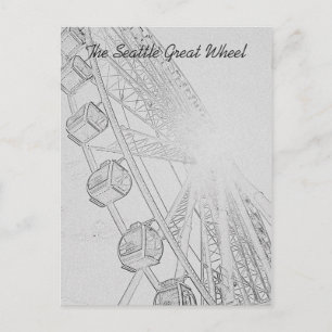 Seattle Great Wheel Postcard