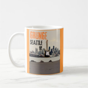 Seattle Grunge 1991 Music Vibe Coffee Mug