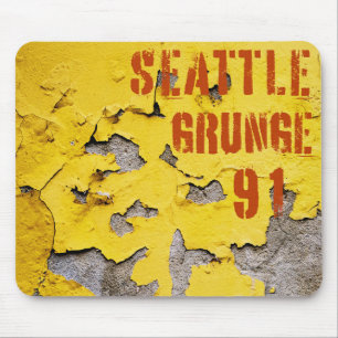 Seattle Grunge Music 1991 Mouse Mat