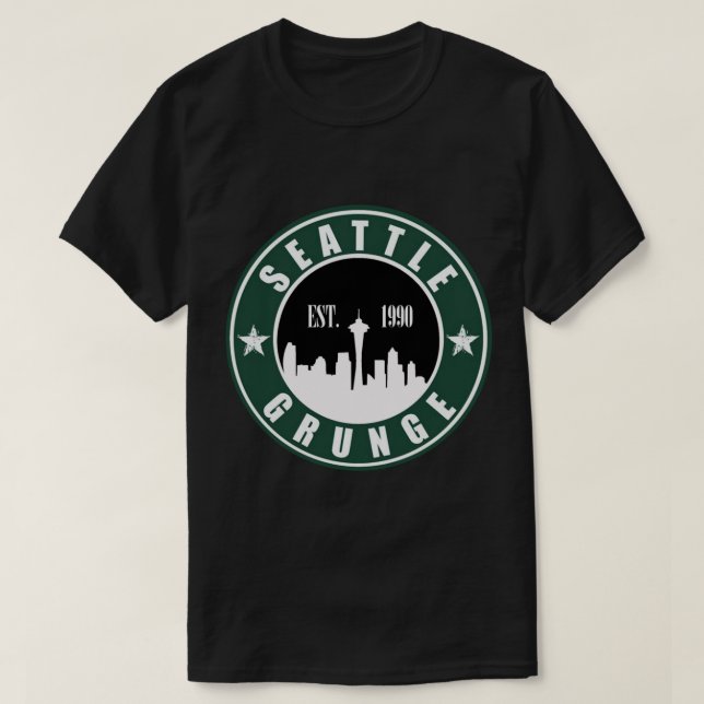 Seattle Grunge Racerback Tank Top (Design Front)