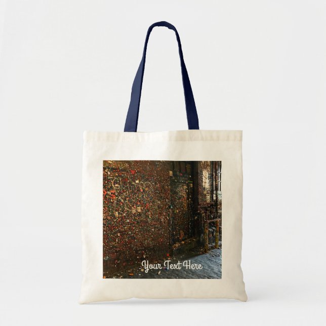 Seattle Gum Wall #1 Tote Bag (Front)