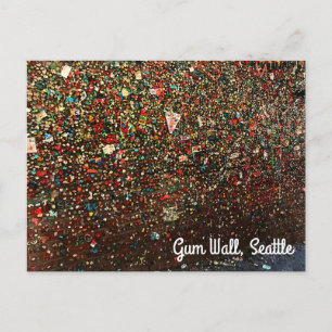 Seattle Gum Wall #3 Postcard