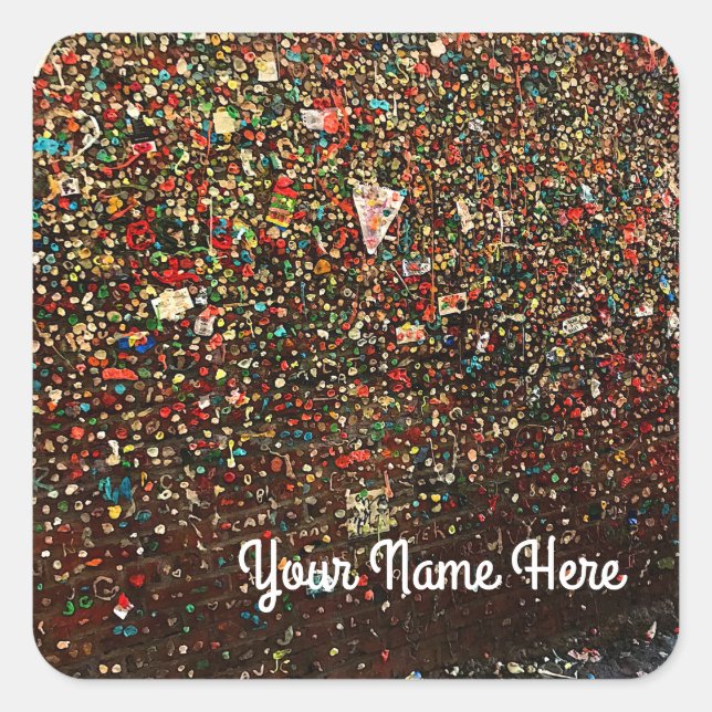 Seattle Gum Wall #3 Stickers (Front)