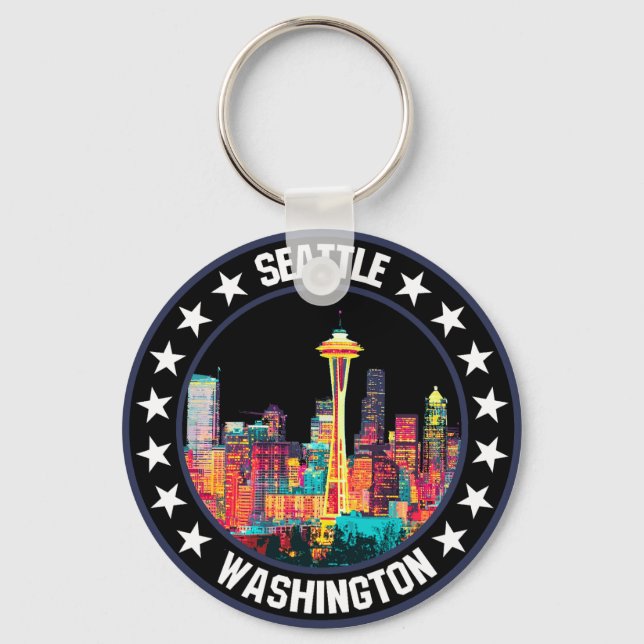 Seattle                                            key ring (Front)