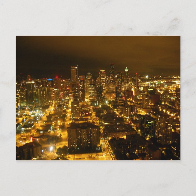 Seattle lights postcard (Front)