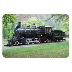 Seattle Lights Retired Train Engine  Magnet