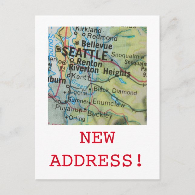 Seattle New Address announcement (Front)