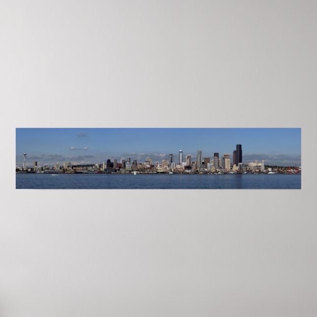 Seattle panorama poster (Front)
