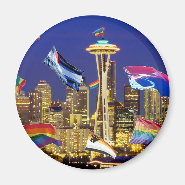 Seattle Pride Magnet (Front)