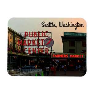 Seattle Public Market Centre #1 Magnet