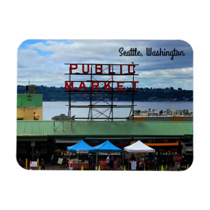 Seattle Public Market Centre #3 Magnet
