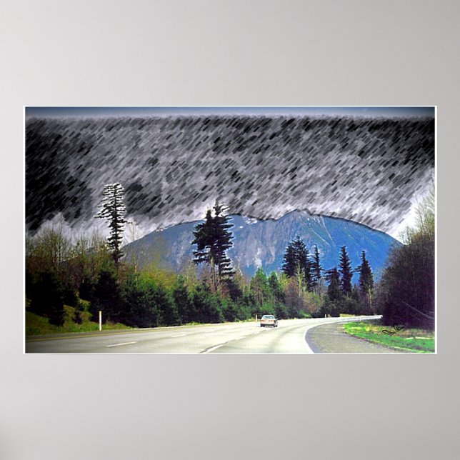 Seattle Rain Print (Front)